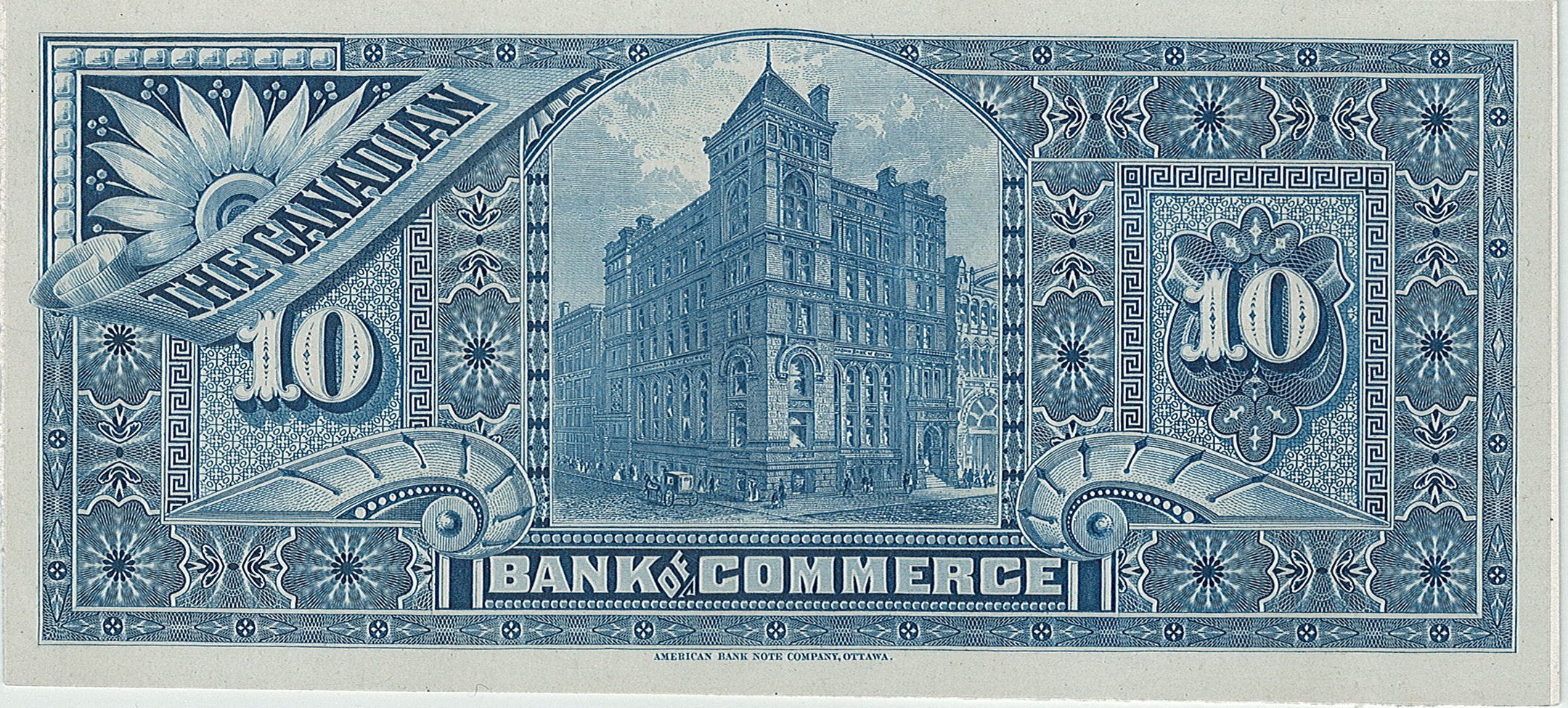 Canadian Bank of Commerce, 10$, Канада, 1888-1912 г.г.